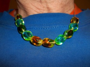 Radiant Beads made from traditional Czech Republic 2% Uranium Glass. They are 6 uSv/hour.